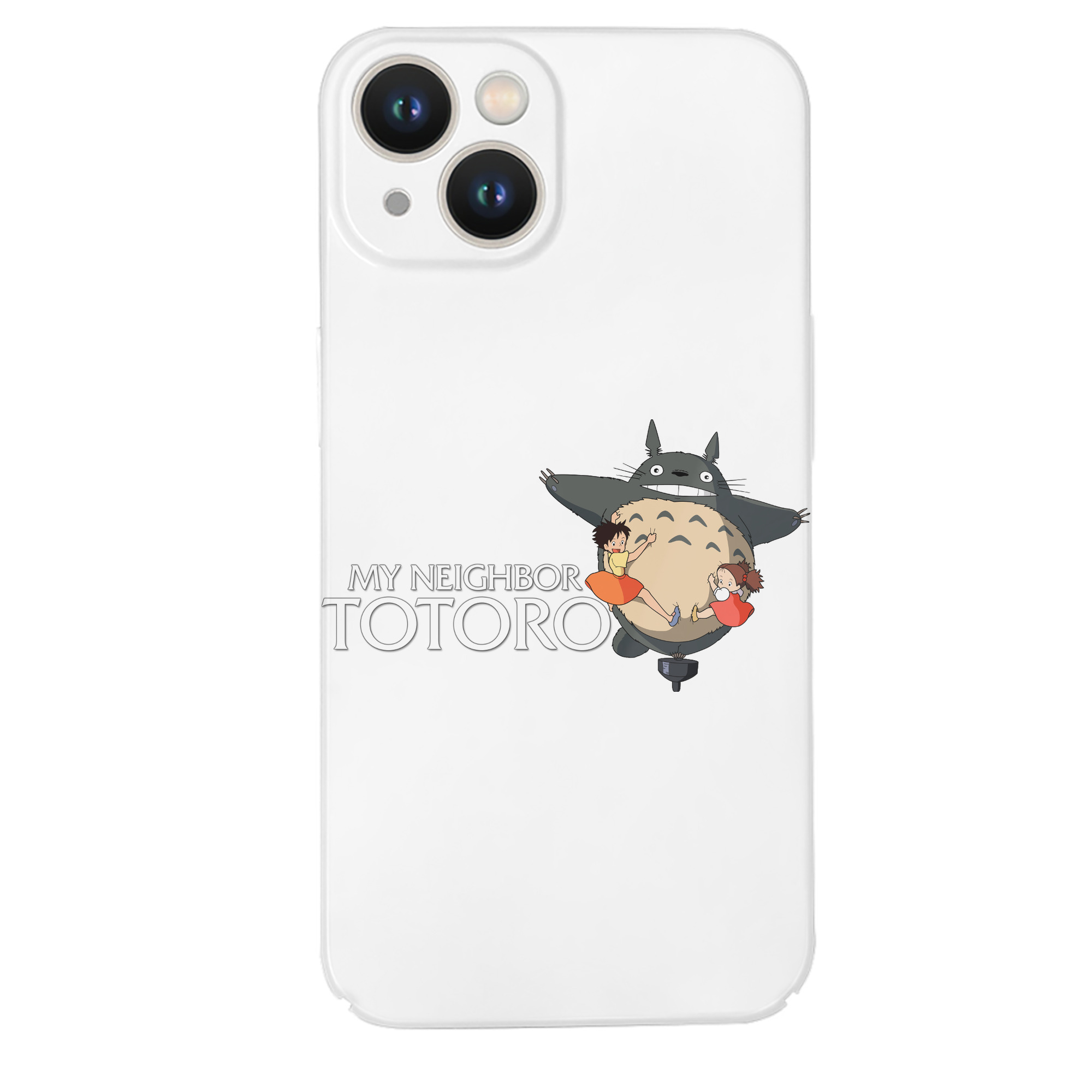 （画像用） となりのトトロ 草壁メイ 草壁サツキ My Neighbor Totoro Satsuki Kusakabe Mei Kusakabe 【iPhone 14シリーズ対応】ハードケース